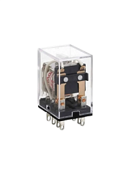Промежуточное реле JZX-22F/2Z 5А 24/220V, 2 контакта
